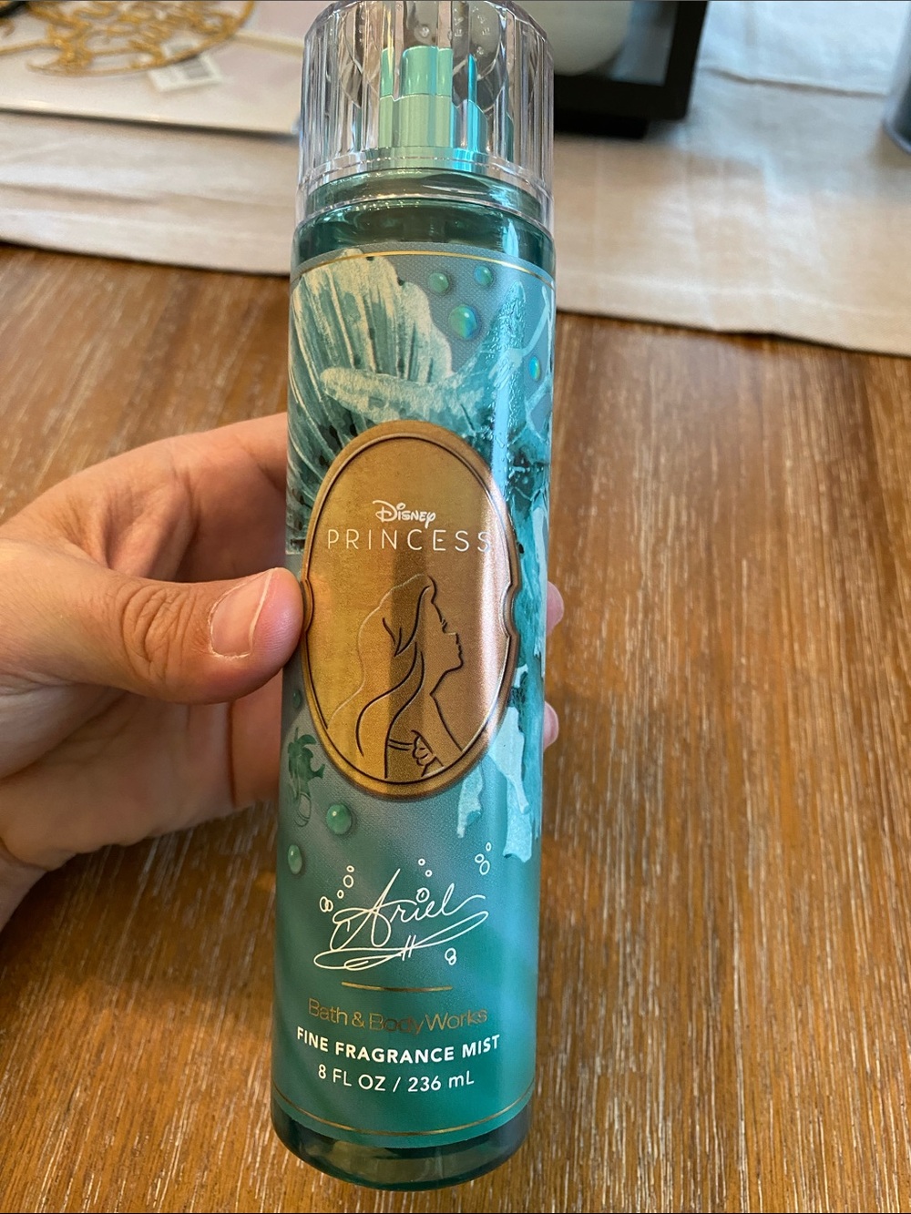 Bath & Body Works Teal Disney Princess Ariel Fine Fragrance Mist